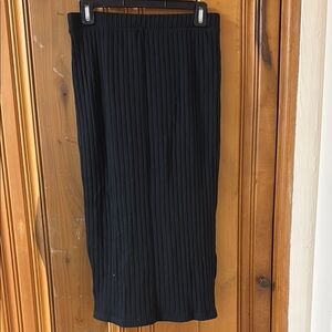 Old Navy Black Ribbed Pencil Skirt